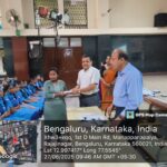 Eye Glasses distributed at Sri Sai College for Women, Rajajinagar, Bangalore, Karnataka, India.
