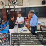 Eye Glasses distributed at Sri Sai College for Women, Rajajinagar, Bangalore, Karnataka, India.