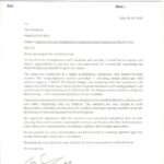 Letter of Appreciation for conducting Free Multispecialty Camp at Crescent High School, Chamrajpet, Bangalore, Karnataka, India.